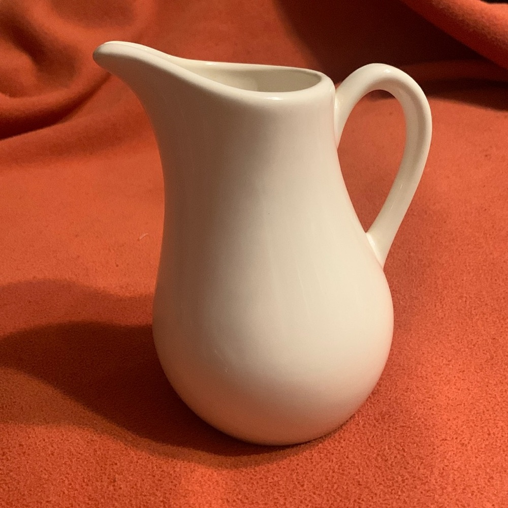 Vintage White 6 inch pitcher